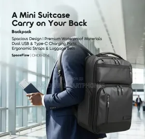 Oraimo SpaceFlow Spacious Waterproof Backpack