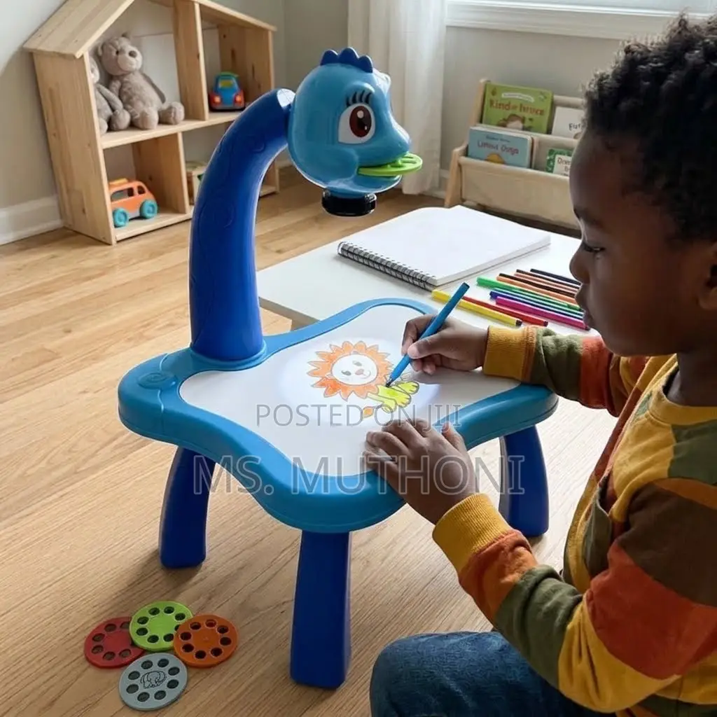 Children's Artistic Learning Toy /Drawing Projector Table