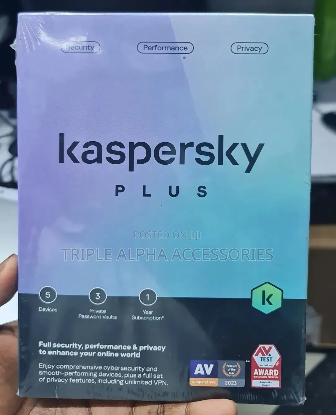 Kaspersky Plus, Internet Security, Anti-Virus, 5 Users