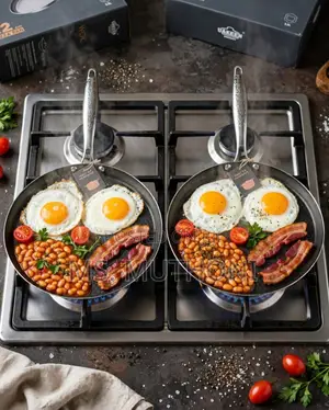 28 Cm 304 Food-Grade Stainless Steel Non-Stick Frying Pan