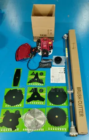 GX-35 Side Pack Petrol Grass/Brush Cutter With 9 Blades