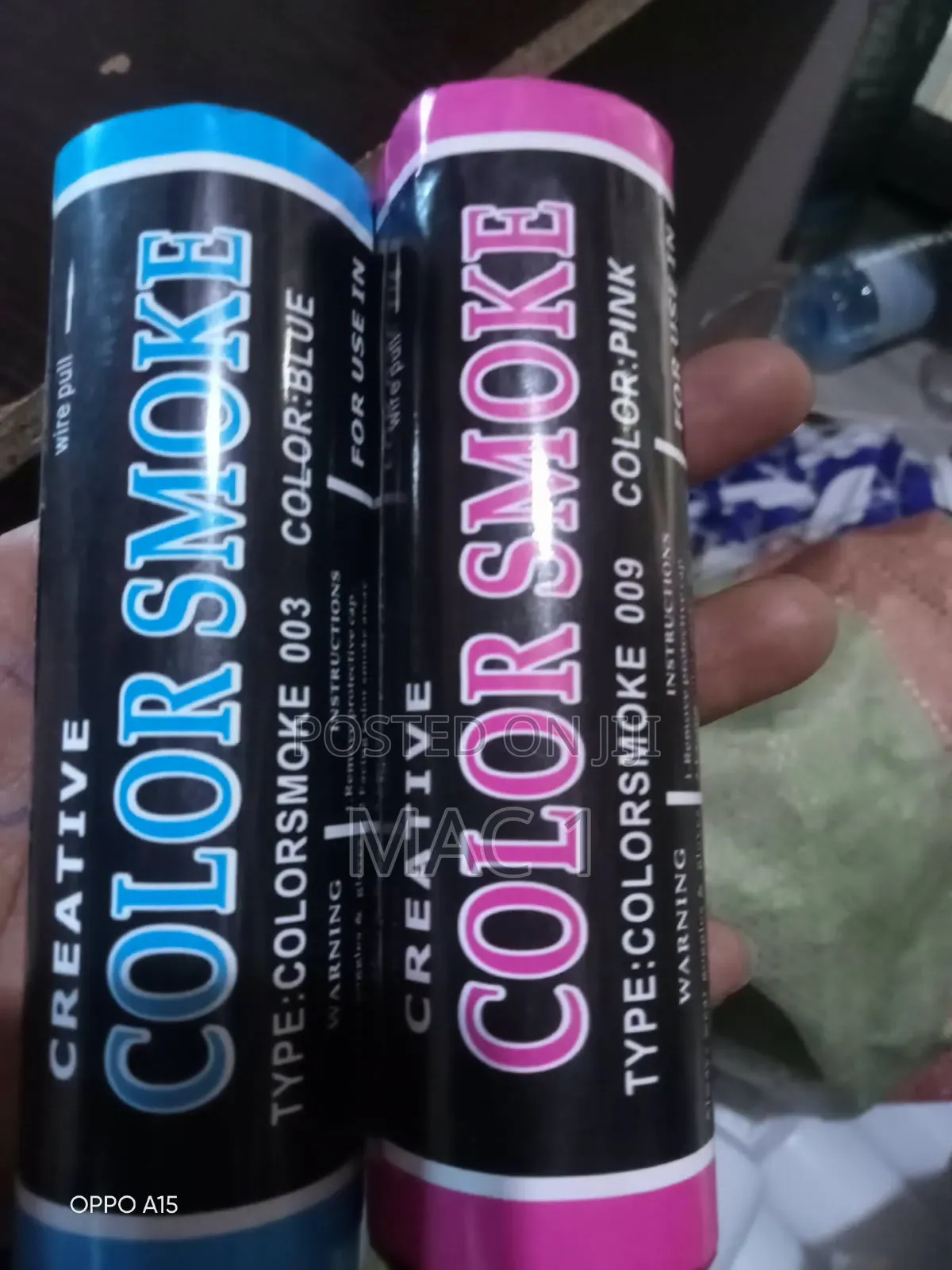Colour Smoke Bombs Available