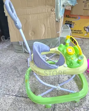Baby Walker With Handle/Infant Activity WalkerParent Control Handle