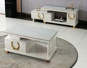 Coffee Table; Modern Coffee Table With Storage for Living Room