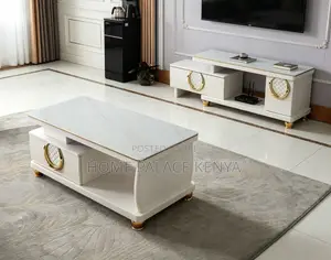 Coffee Table; Modern Coffee Table With Storage for Living Room