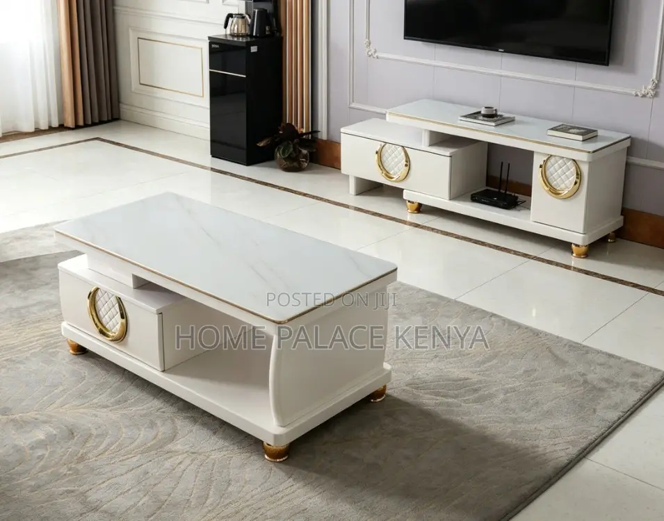 Coffee Table; Modern Coffee Table With Storage for Living Room