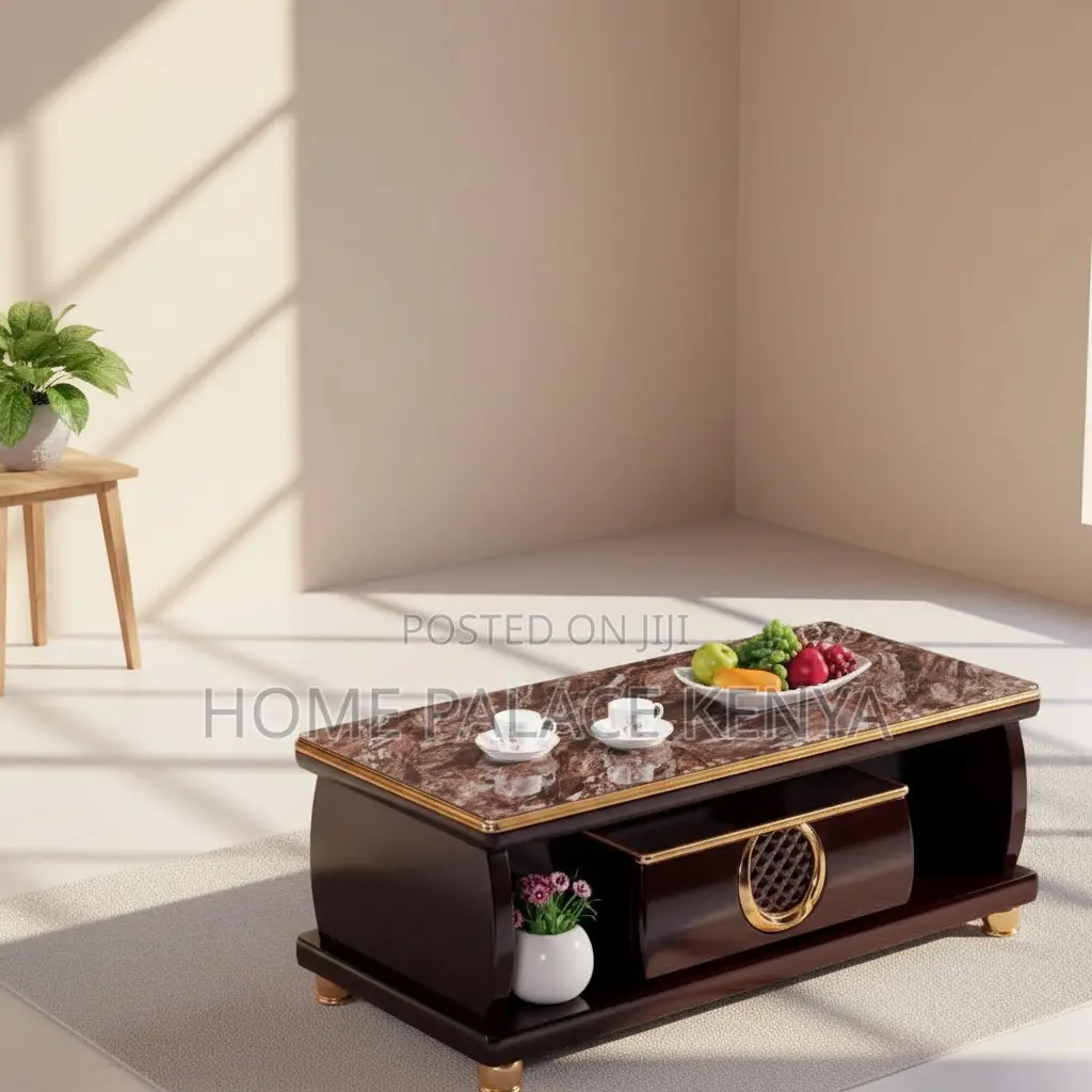 Coffee Table; Modern Coffee Table With Storage for Living Room
