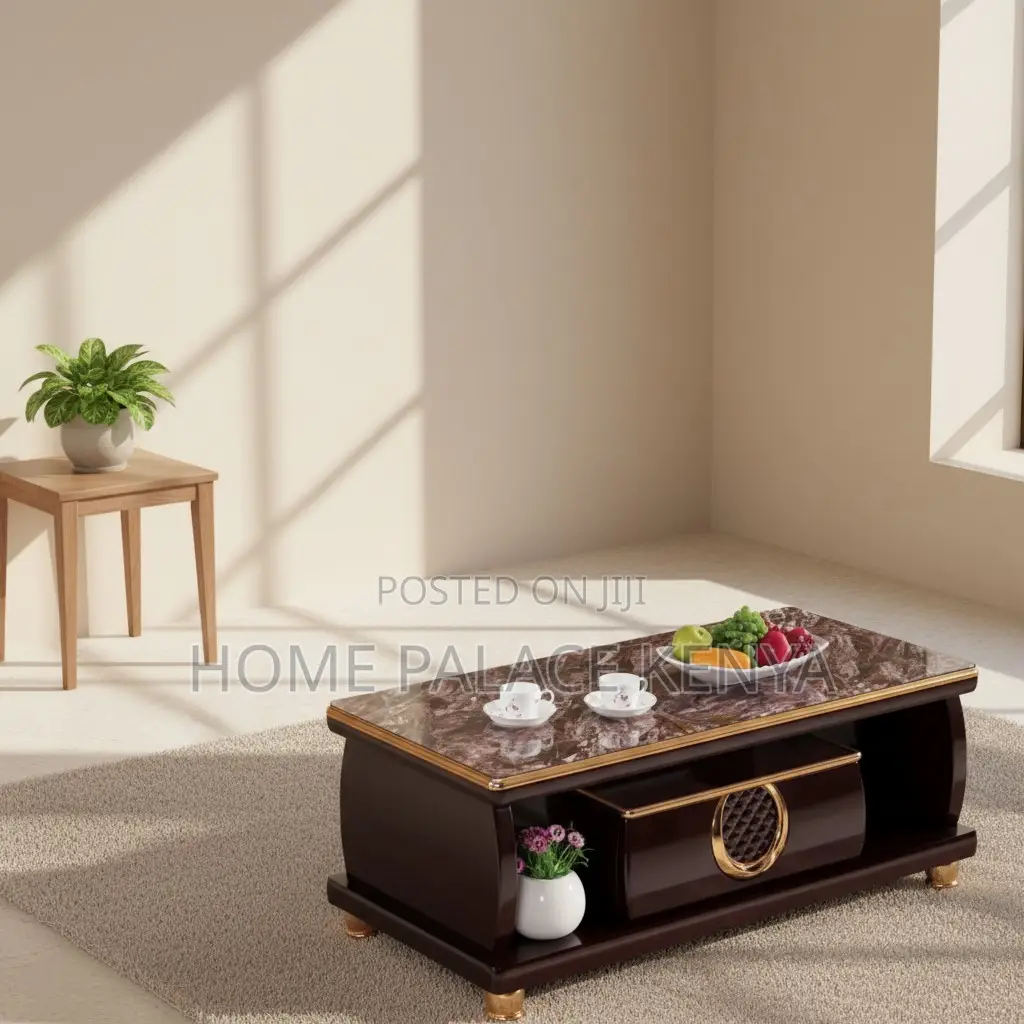 Coffee Table; Modern Coffee Table With Storage for Living Room