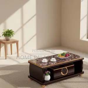 Coffee Table; Modern Coffee Table With Storage for Living Room