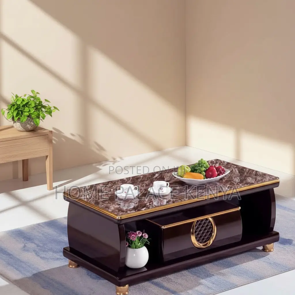 Coffee Table; Modern Coffee Table With Storage for Living Room