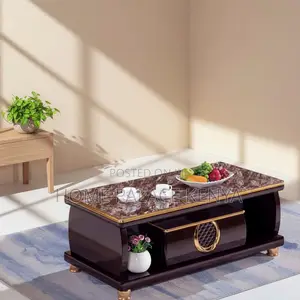 Coffee Table; Modern Coffee Table With Storage for Living Room