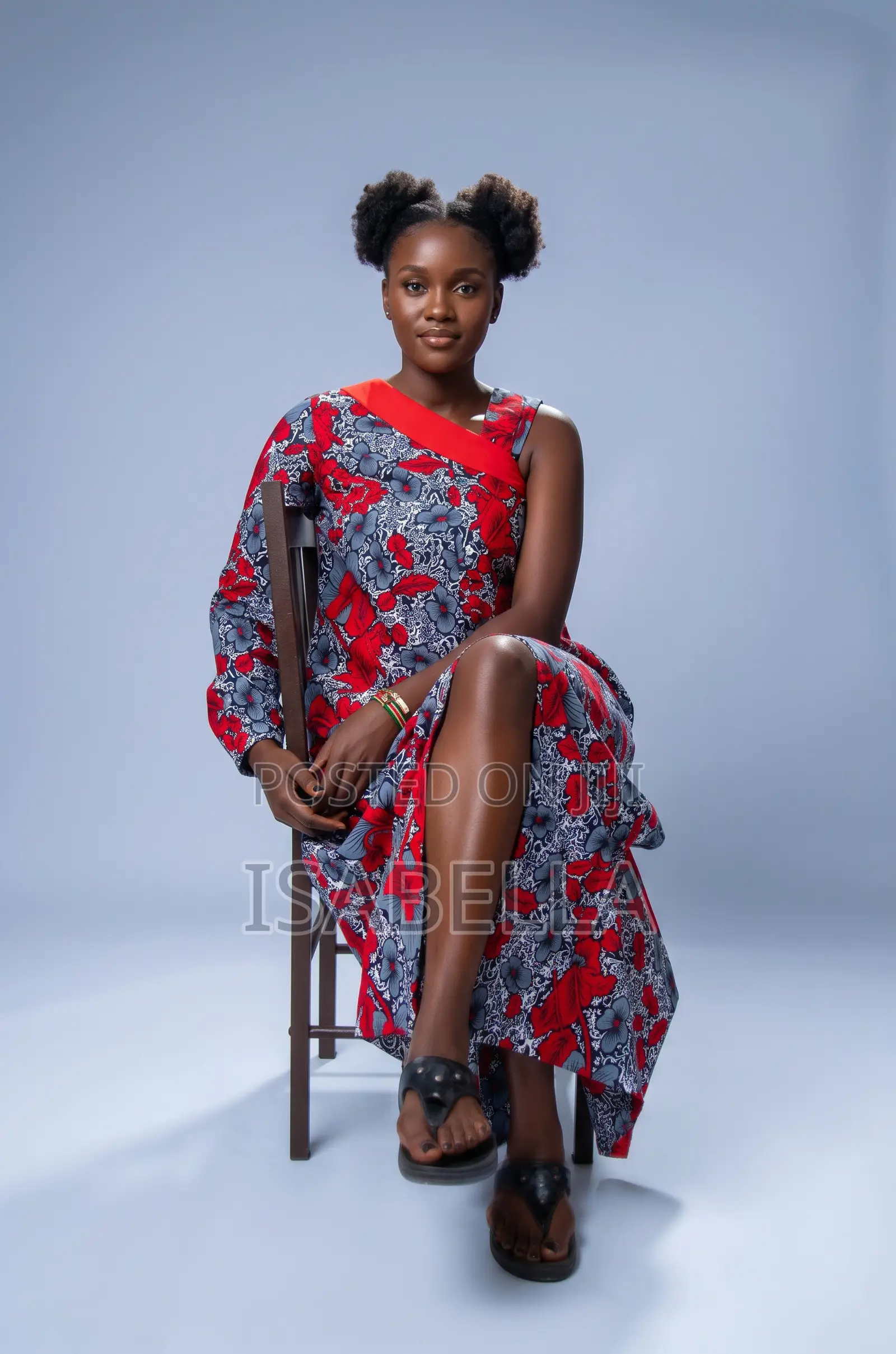 One Shoulder Dress With Front Slit