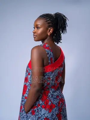 One Shoulder Dress With Front Slit