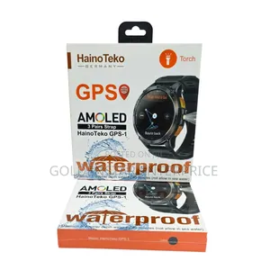 HainoTeko GPS-1 - GPS, AMOLED, Torch, Waterproof, 3 Straps.