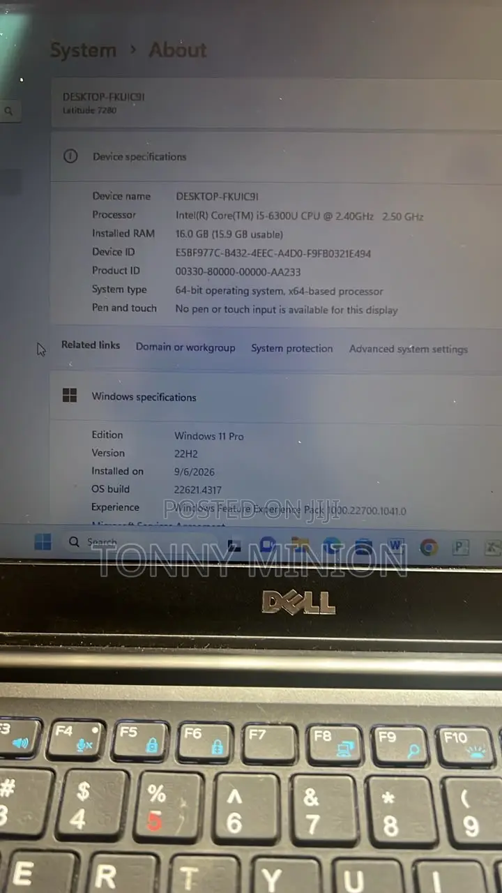 Laptop Dell Latitude 7280 16GB Intel Core i5 SSD 256GB
