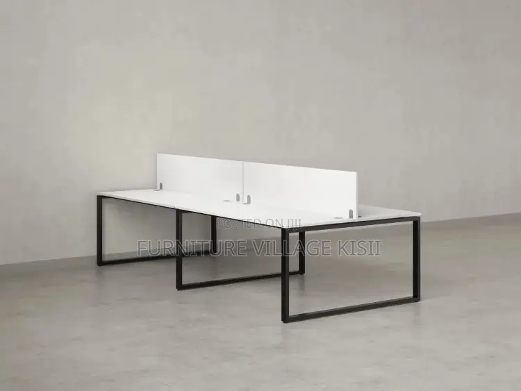 4-Person Custom Office Workstation