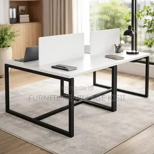 4-Person Custom Office Workstation