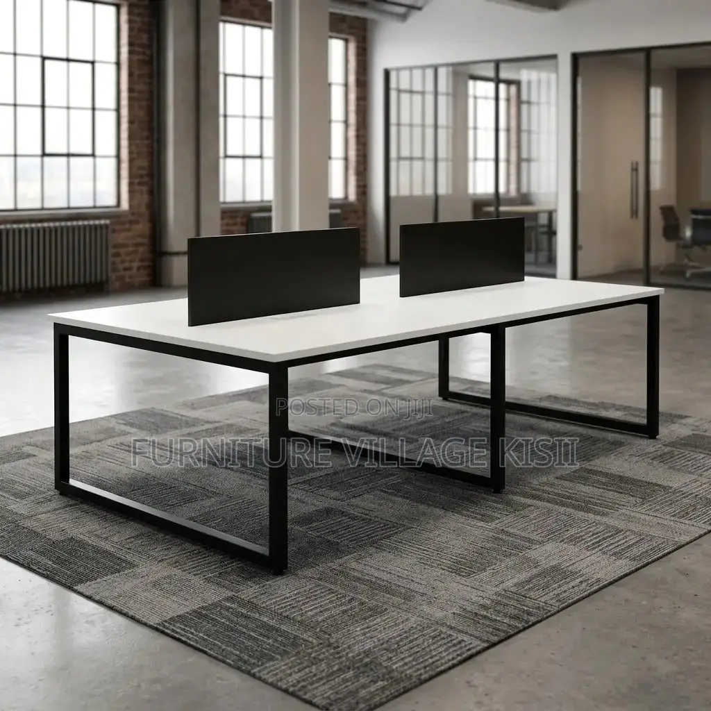 4-Person Custom Office Workstation