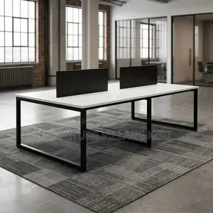 4-Person Custom Office Workstation