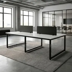 4-Person Custom Office Workstation