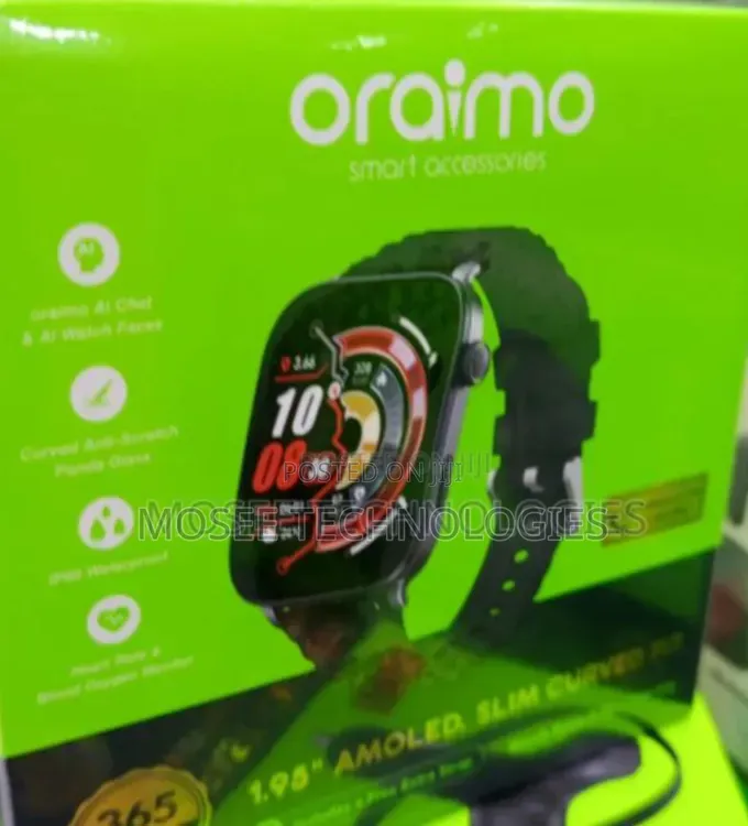 Oraimo OSW-814S Nova 2 Air Curved AMOLED Smartwatch