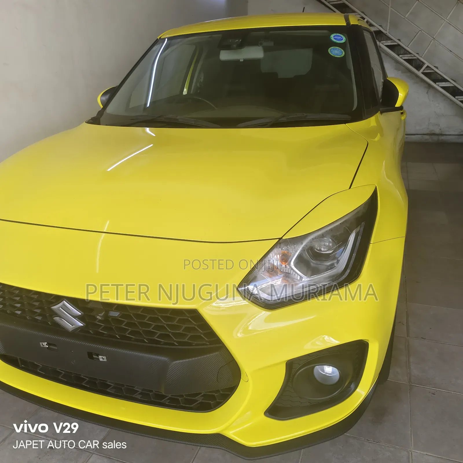 Suzuki Swift 2019 Yellow