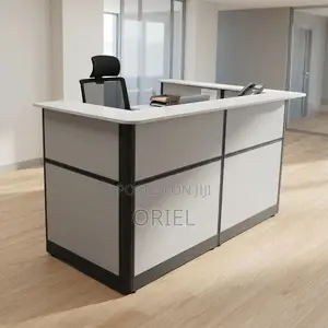 Office Reception Desk : Reception Workstation Desk - 1.6M White