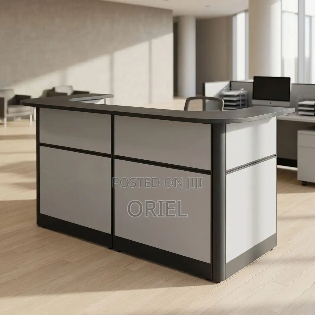 Office Reception Desk : Reception Workstation Desk - 1.6M White