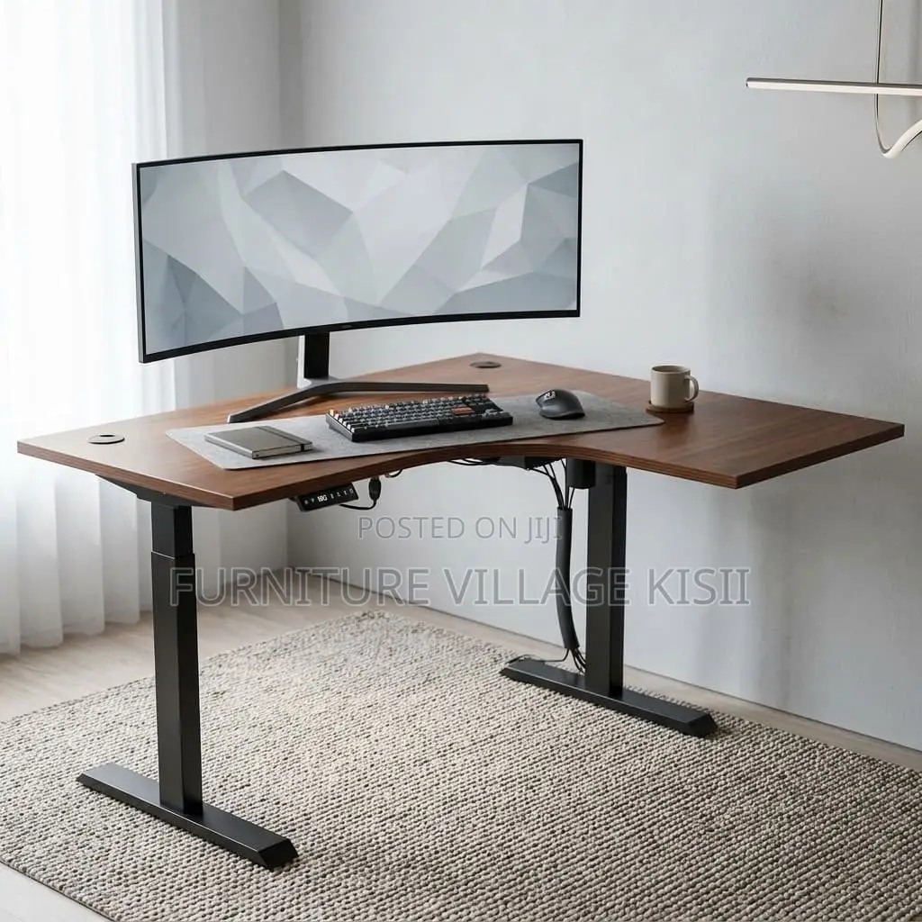 Electric L Shaped Office & Home Desk