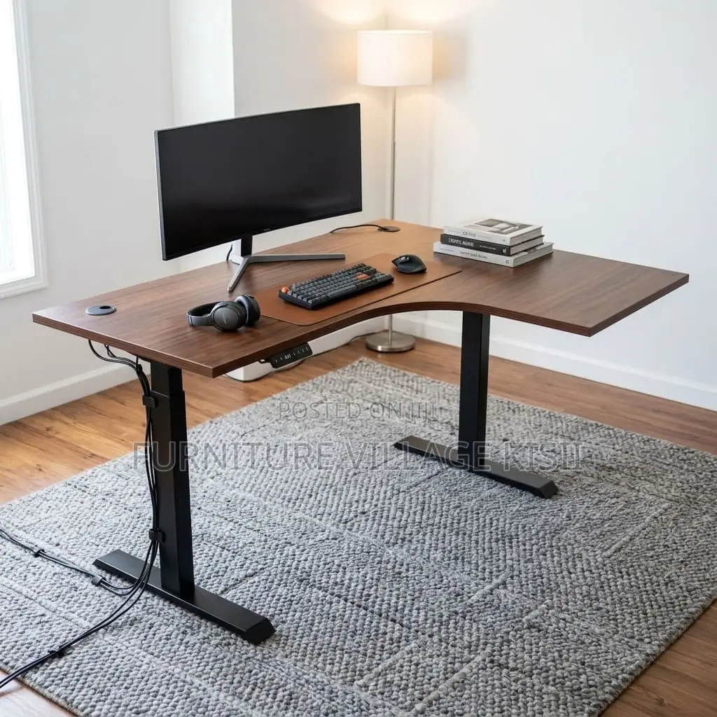 Electric L Shaped Office & Home Desk