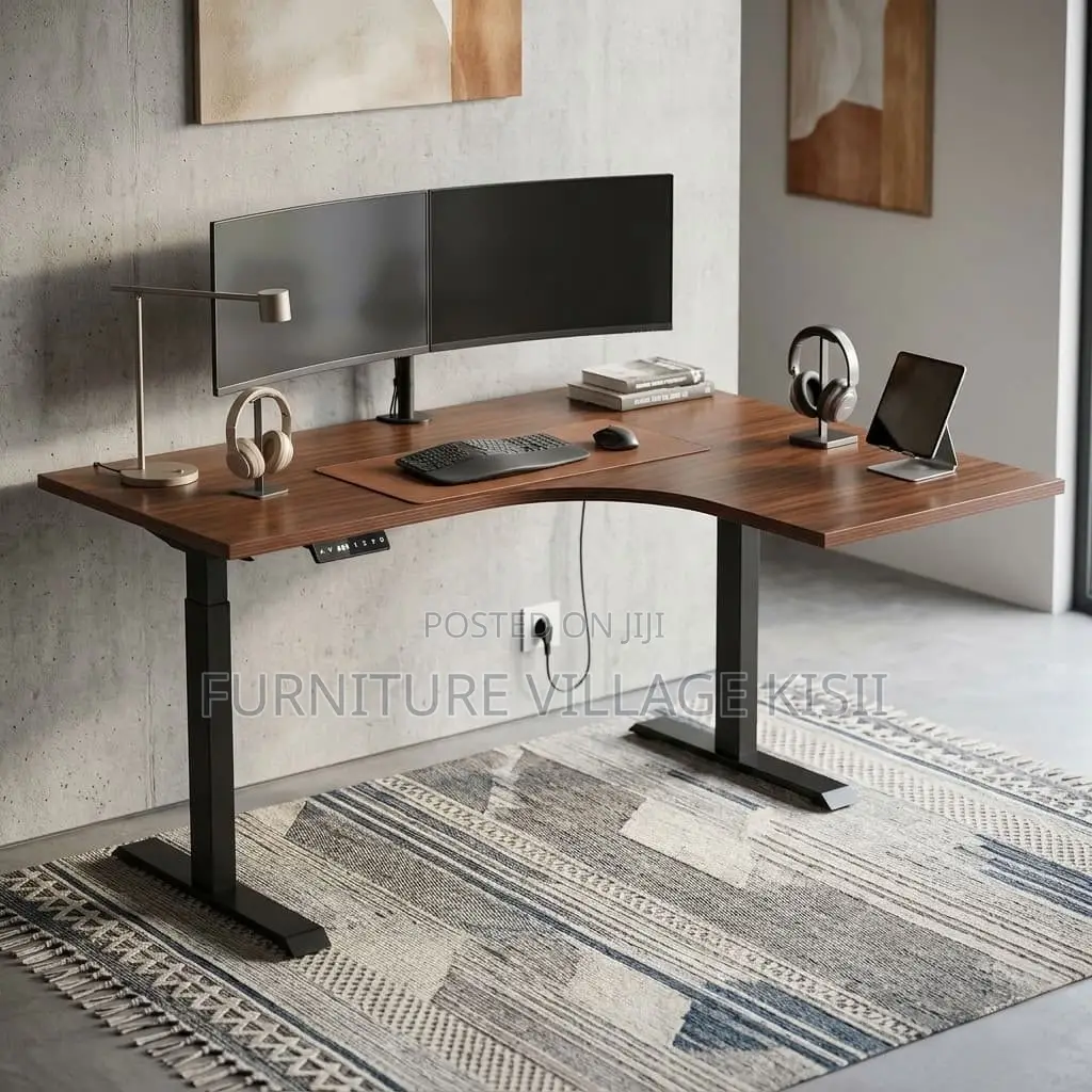 Electric L Shaped Office & Home Desk