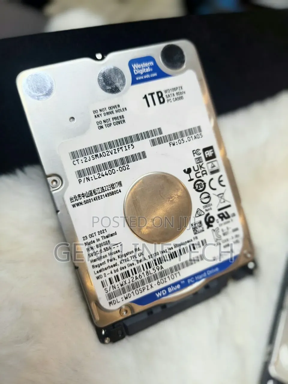 WD Blue 1TB SATA Hard Drive for PC