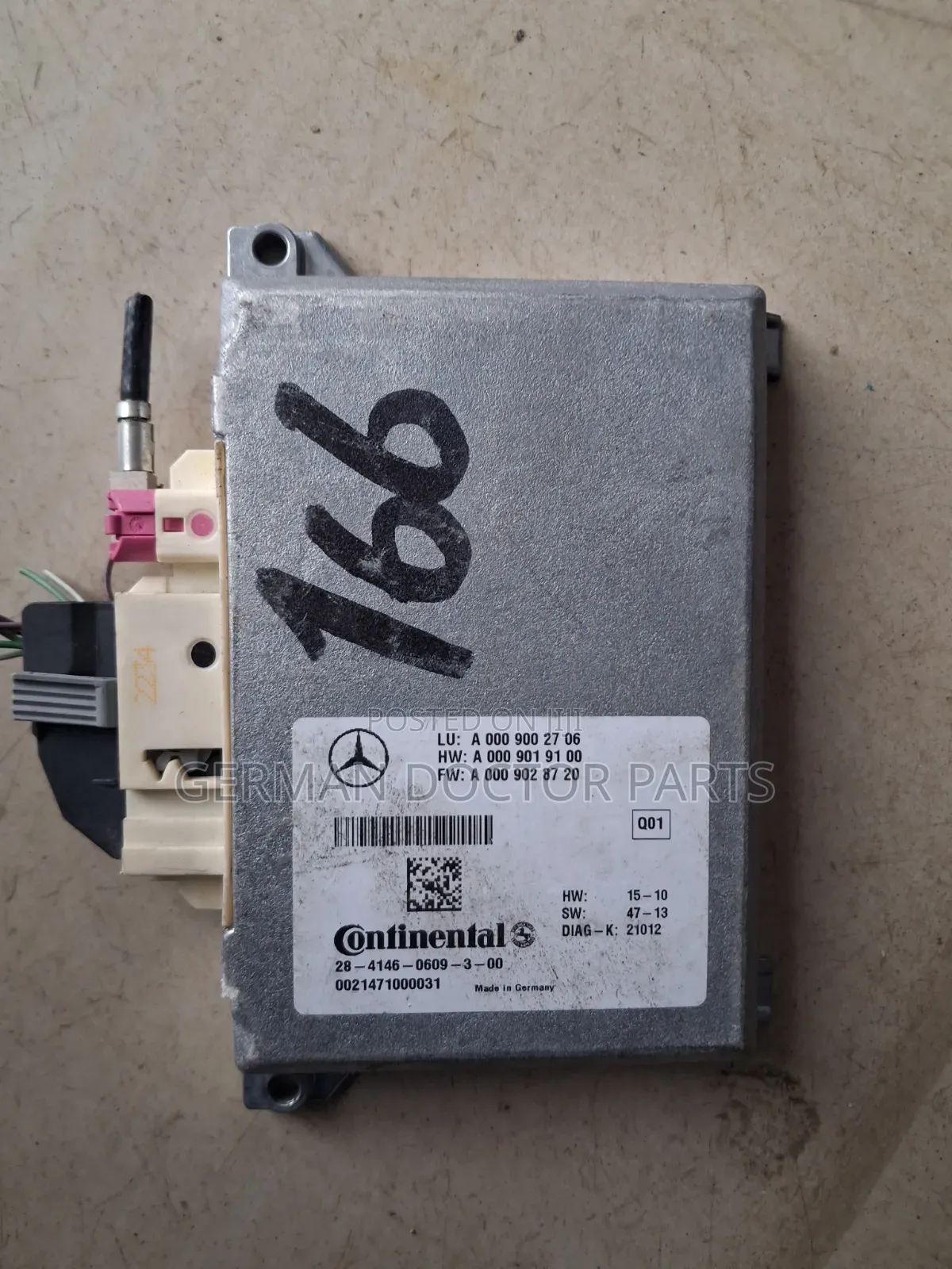 W166 Driver Assistance System Control Module