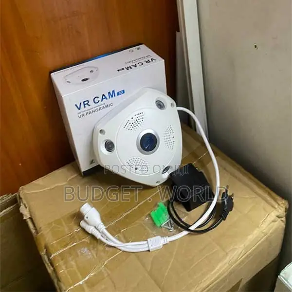 2-Way Audio High Image Quality Fisheye VR Cam 360-Degree Security Cam