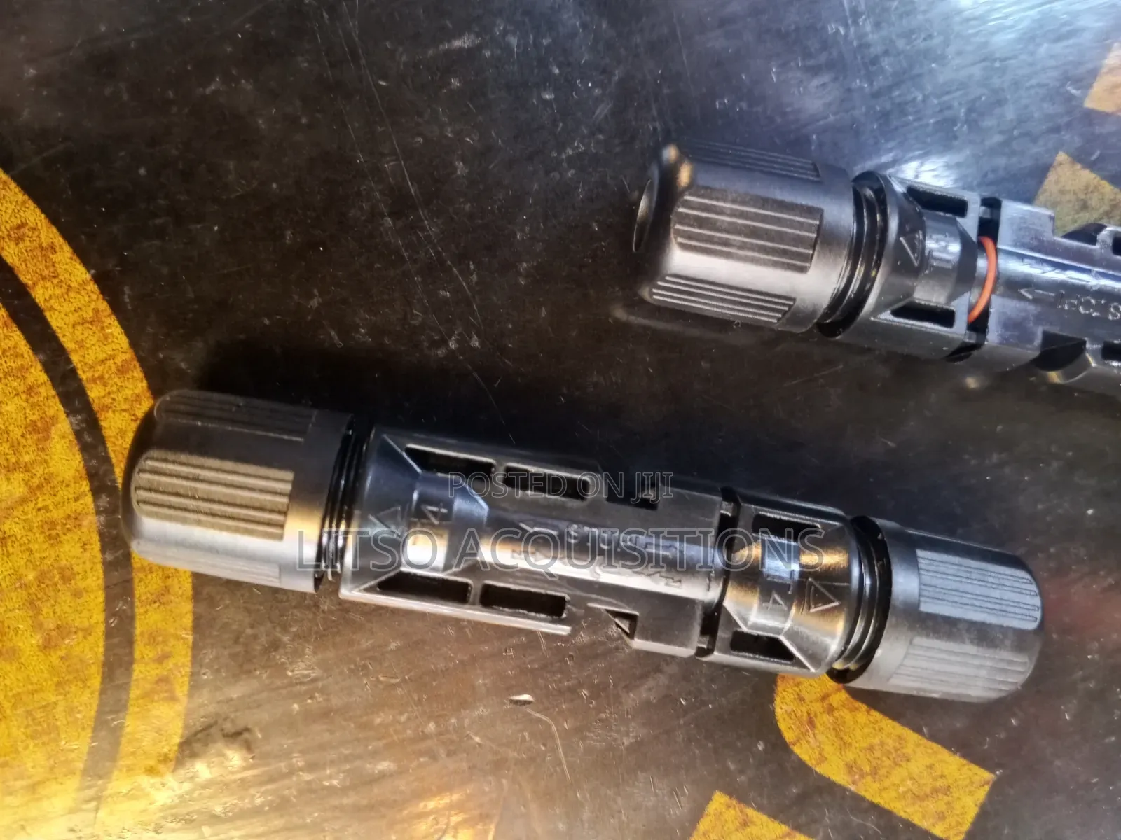 MC4 Solar Panel Connectors With Metal Pins for PV Cable