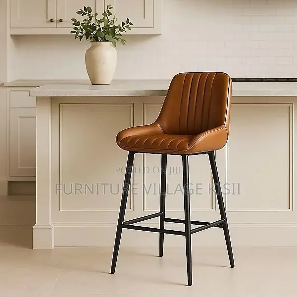 Leatherette Kitchen Counter Stool