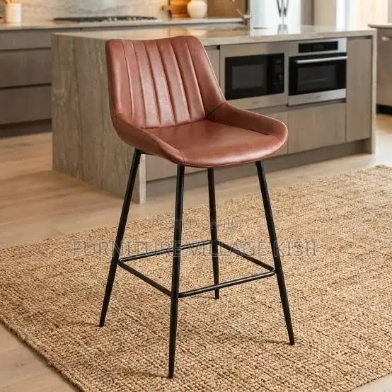 Leatherette Kitchen Counter Stool