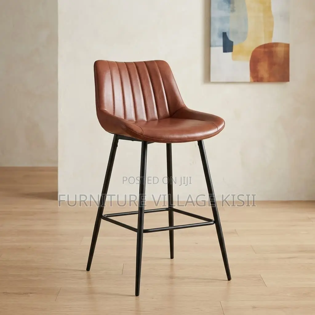 Leatherette Kitchen Counter Stool