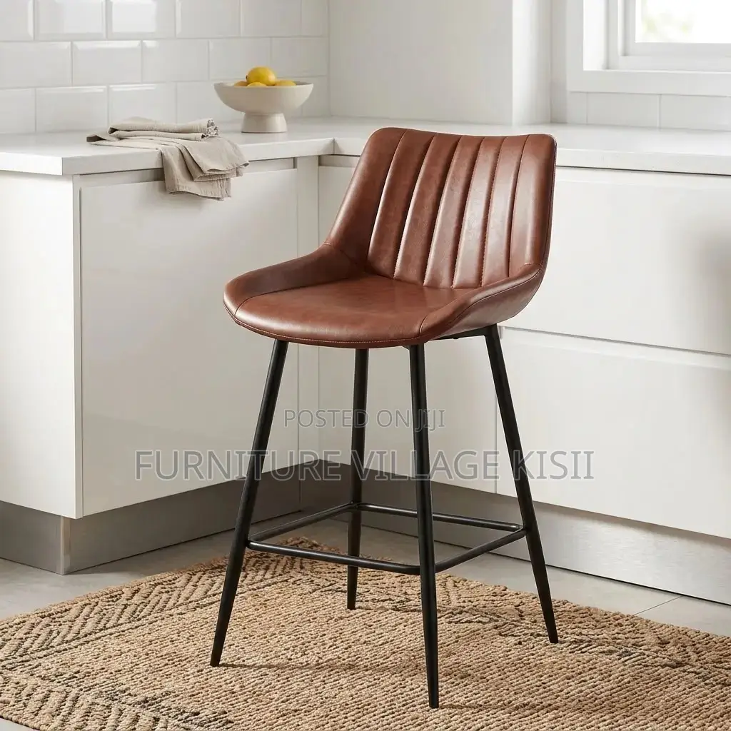 Leatherette Kitchen Counter Stool