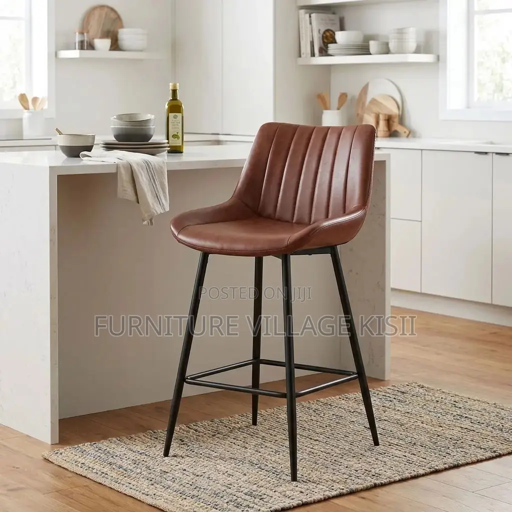 Leatherette Kitchen Counter Stool