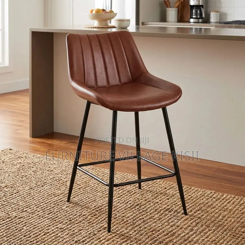 Leatherette Kitchen Counter Stool