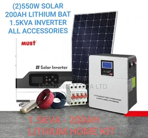 1.5kva - 200ah Lithium Home Off-Grid Package