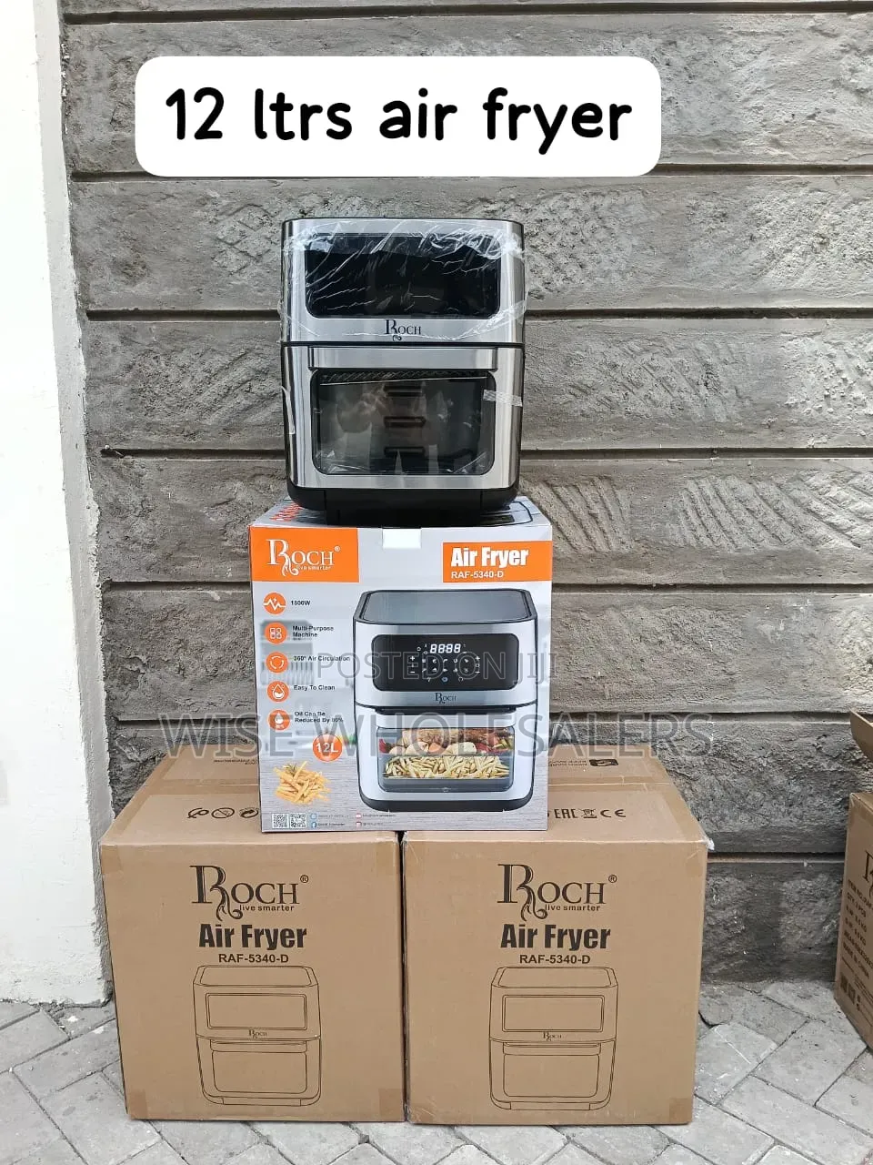 Roch 12 Litres Digital Air Fryer With Grill