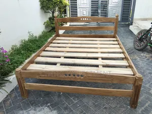 5 by 6 Hardwood New Bed