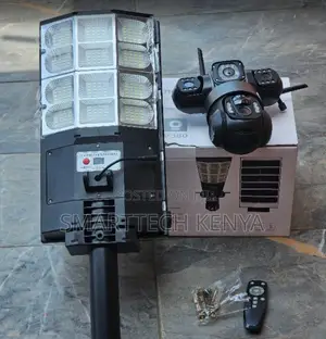 LED Solar Street Light With 4G CCTV Camera for Homes and Compounds