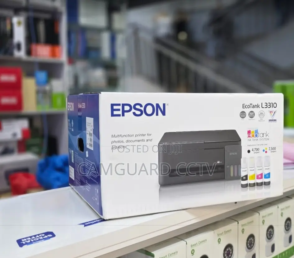 Epson EcoTank L3310 3-in-1 Printer + Free USB Cable & Setup Guide