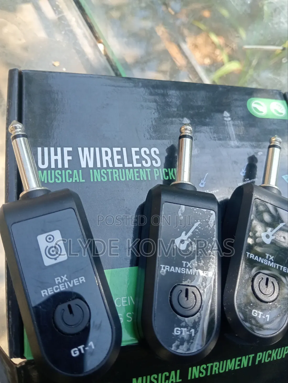 Imaginea Dual Guitar Uhf Wireless Musical Instrument Pick Up