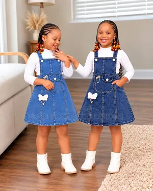 2pc Dunguaree Skirt Set