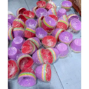 12pcs Silicone Reusable Cupcakes Mould