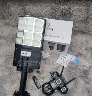 Triple Lens Solar Floodlight 4G CCTV Camera 180W 6MP Wireless Security